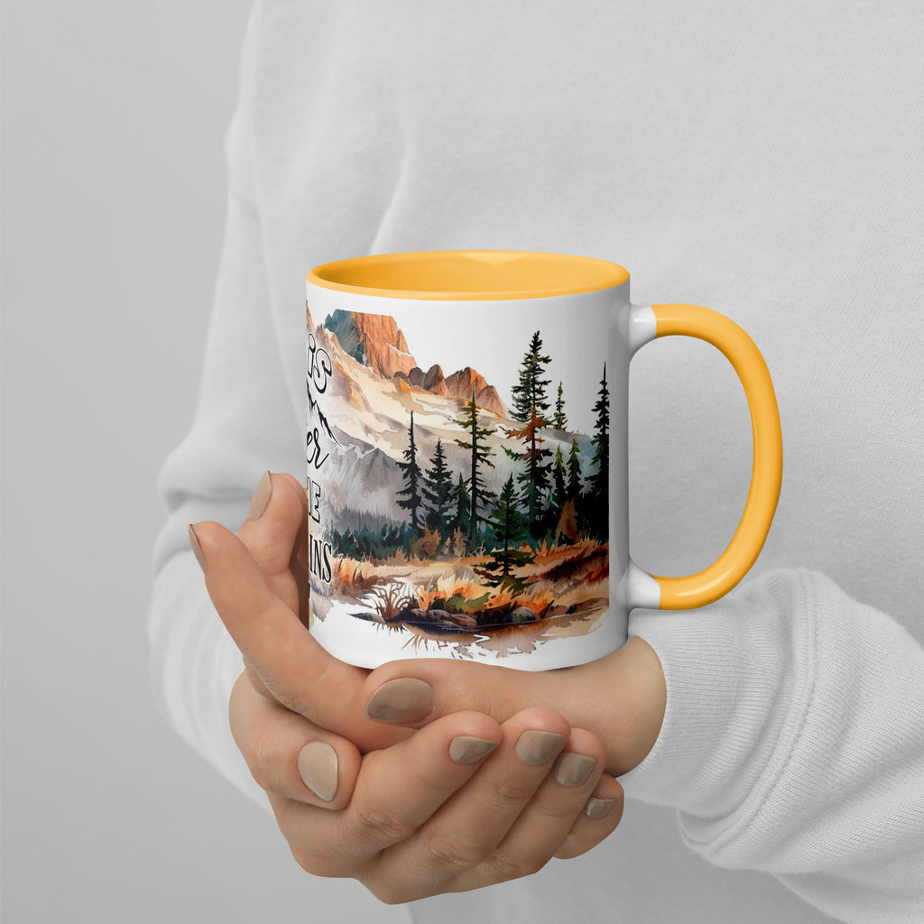 Custom White Ceramic Mug with Colour inside